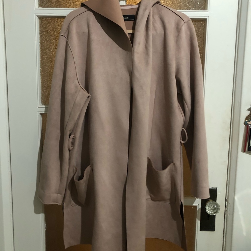 Zara Basic Light Pink hooded coat